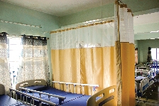Bed Side Screen with ICU Curtains